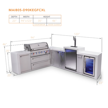 Mont Alpi MAi805-D90KEGFCXL dimensions