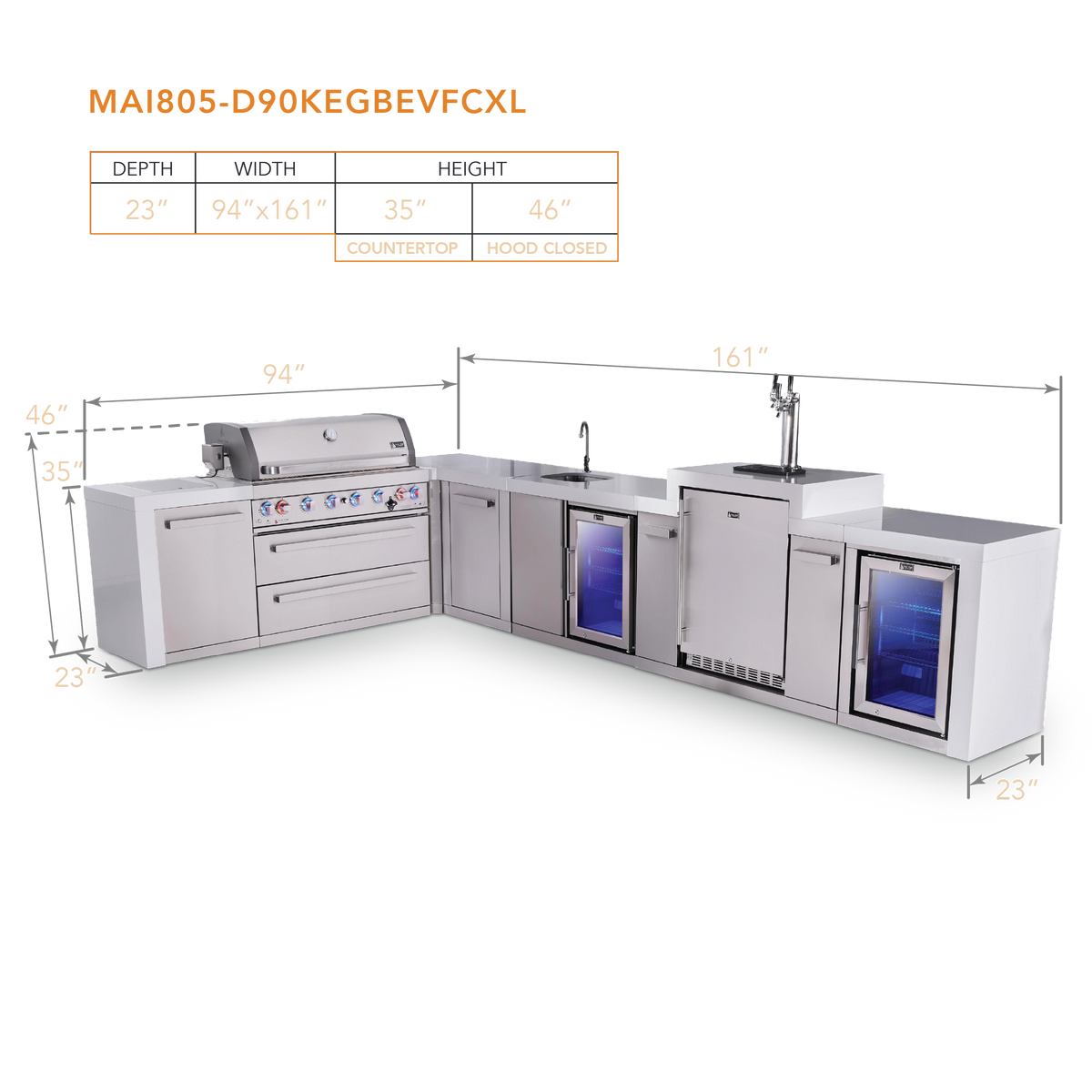 Mont Alpi MAi805-D90KEGBEVFCXL dimensions