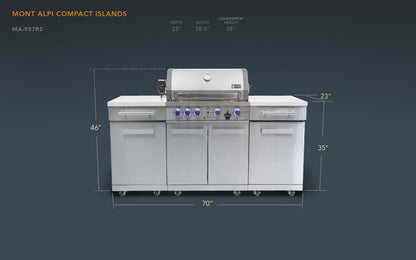 Mont Alpi Compact Series Outdoor Grill
