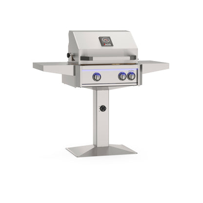 AOG 24" grill on patio post base