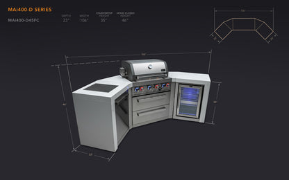 Mont Alpi Deluxe Series Outdoor Grill