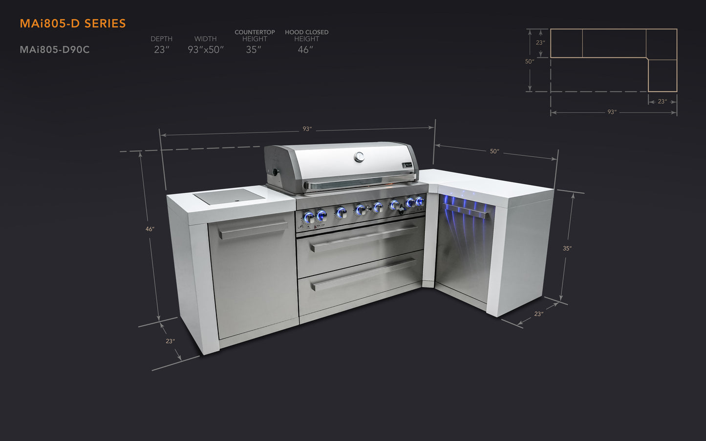 Mont Alpi Deluxe Series Outdoor Grill