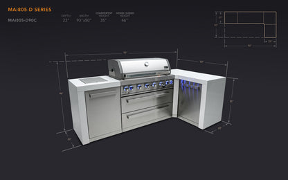 Mont Alpi Deluxe Series Outdoor Grill