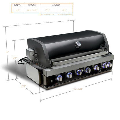 Mont Alpi Built-In Outdoor Grill