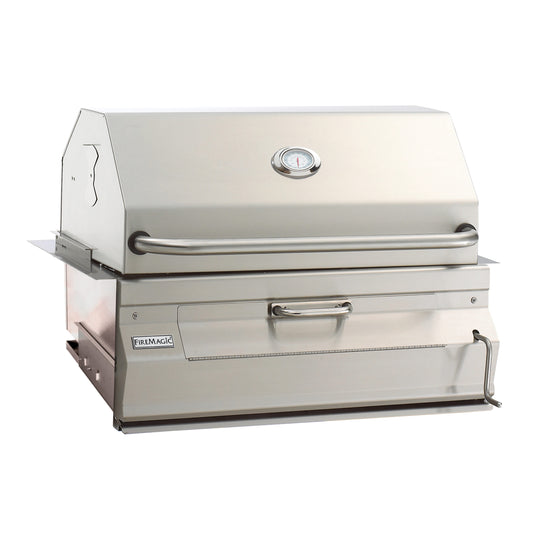 30 Inch Built-In Charcoal Grill