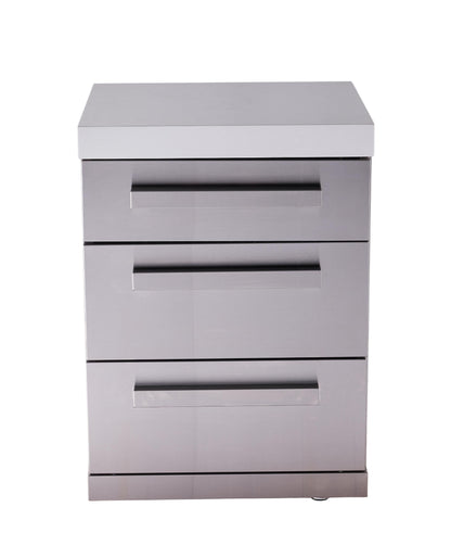 Mont Alpi Stainless Steel Extra Drawer Cabinet
