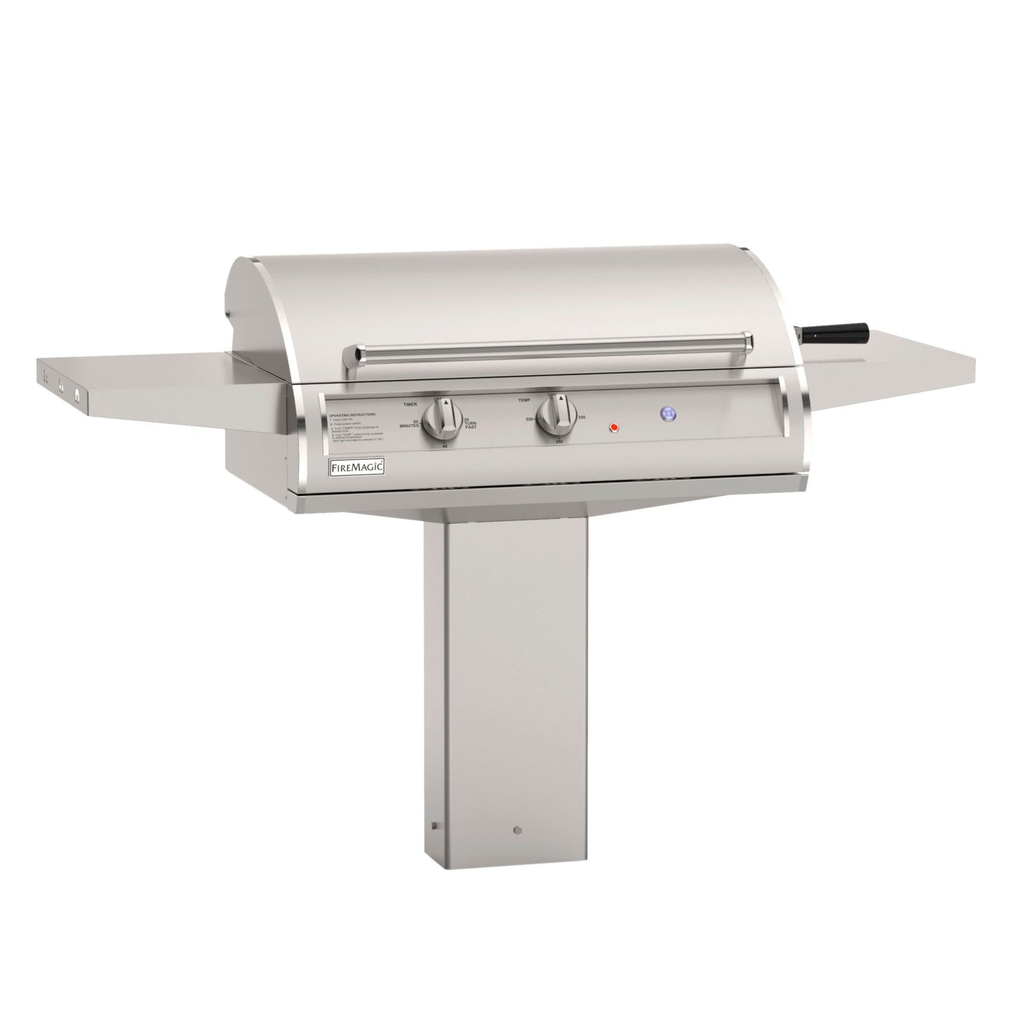 30 Inch In-Ground Post Mount Accessible Analog Electric Grill