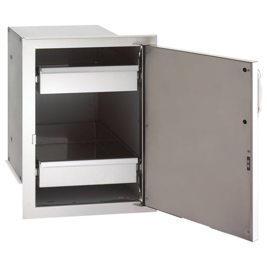 Select Single Door with Dual Drawers