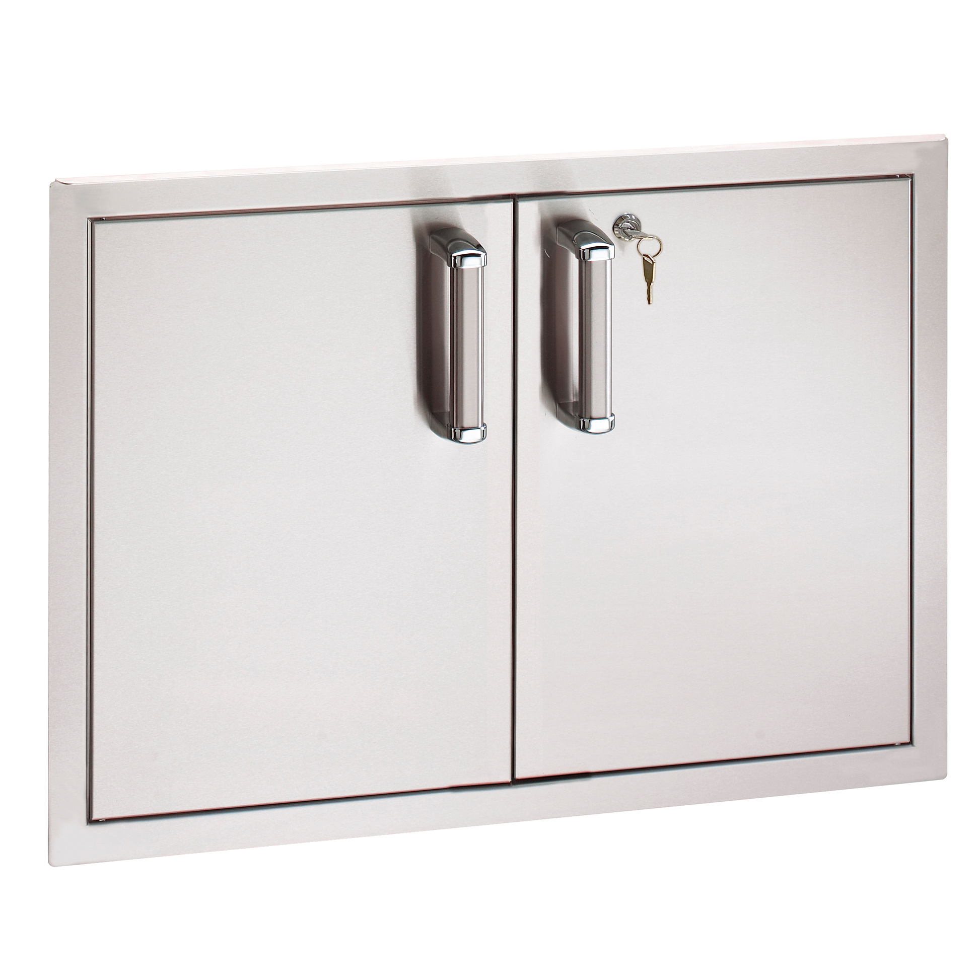 Flush Double Access Doors with Lock
