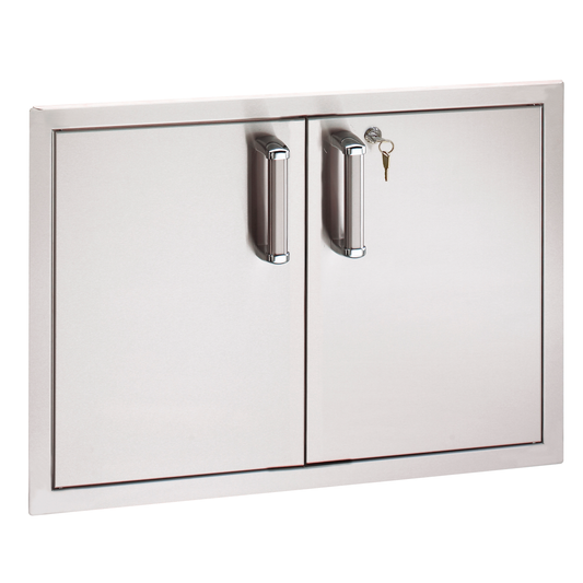 Flush Double Access Doors with Lock