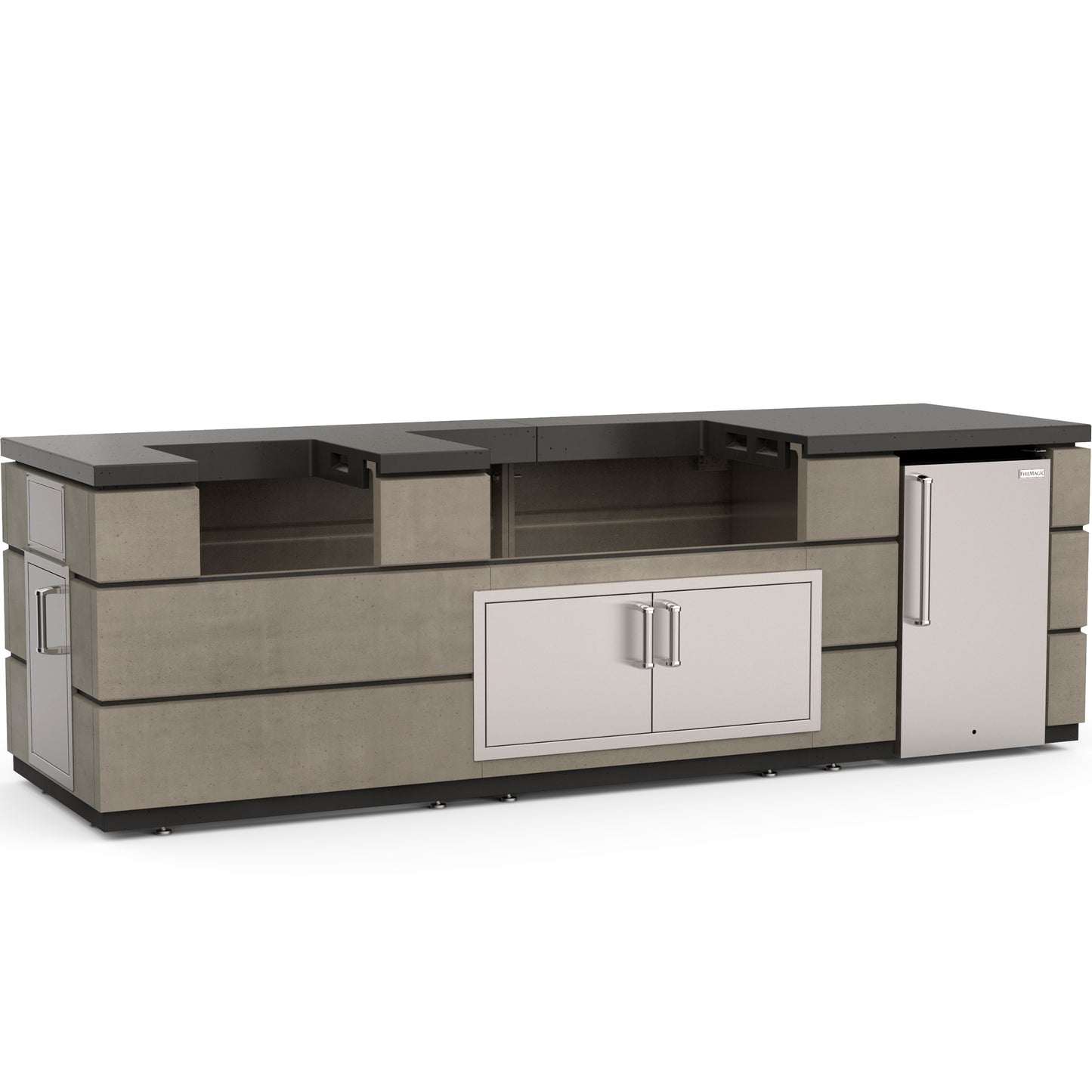 Contemporary 115 Inch Island Bundle
