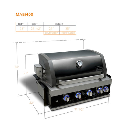 Mont Alpi Built-In Outdoor Grill