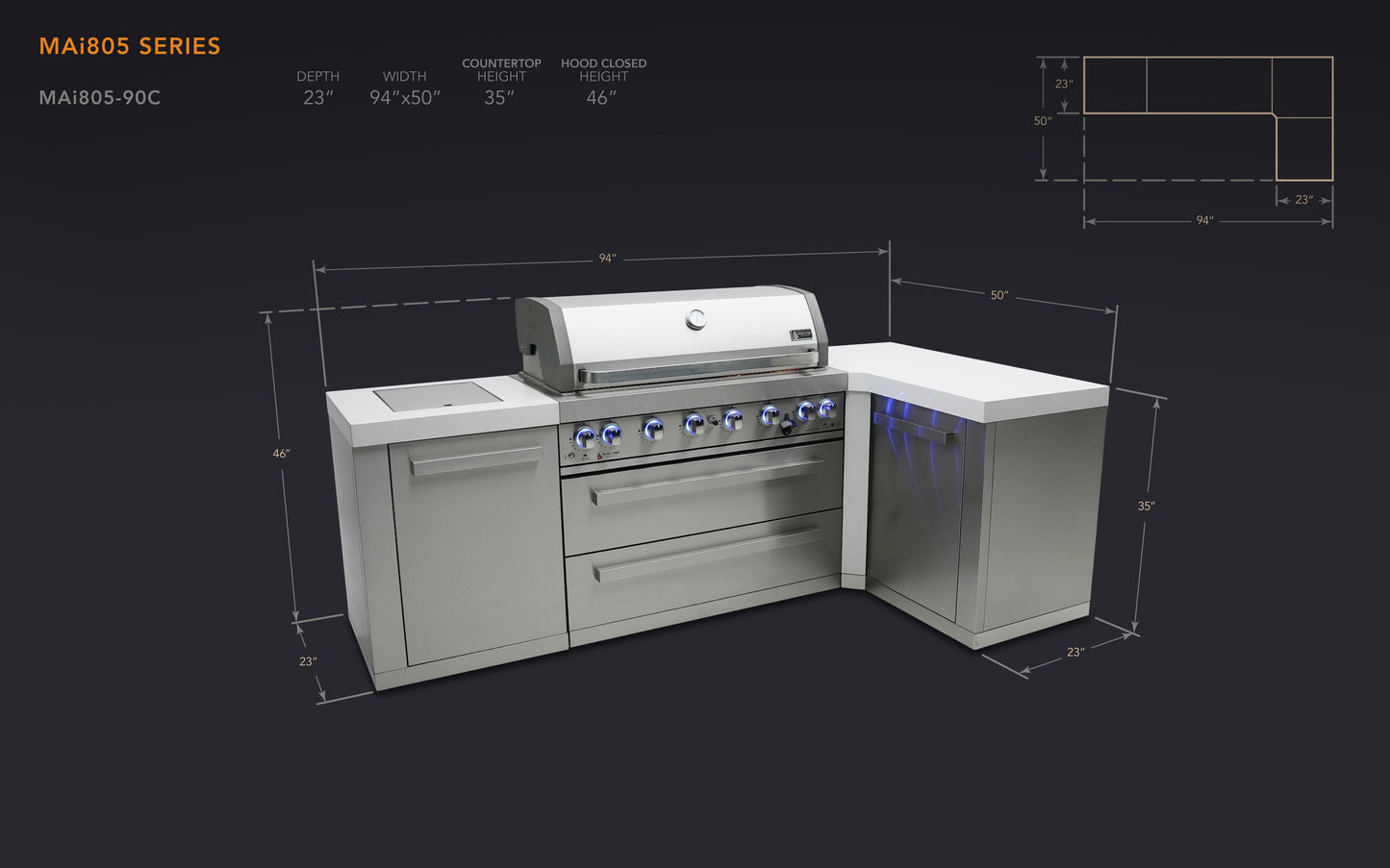 Mont Alpi Original Series Outdoor Grill