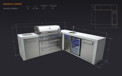 Mont Alpi Deluxe Series Outdoor Grill