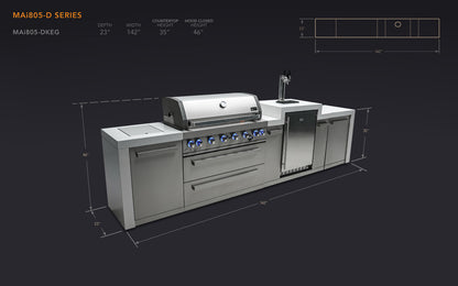Mont Alpi Deluxe Series Outdoor Grill