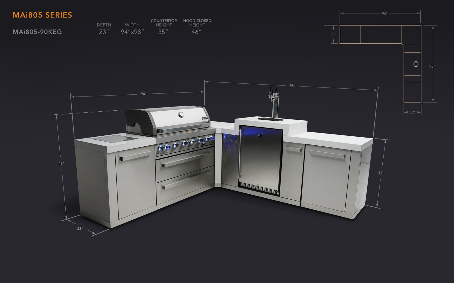 Mont Alpi Original Series Outdoor Grill
