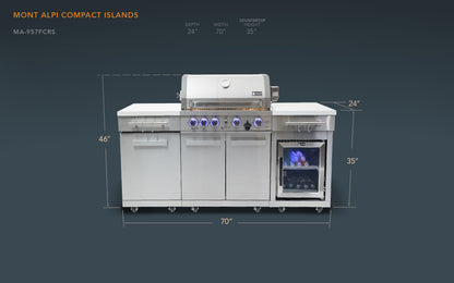 Mont Alpi Compact Series Outdoor Grill