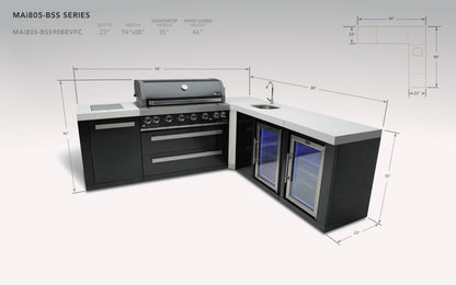 Mont Alpi Black Series Outdoor Grill