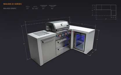 Mont Alpi Deluxe Series Outdoor Grill