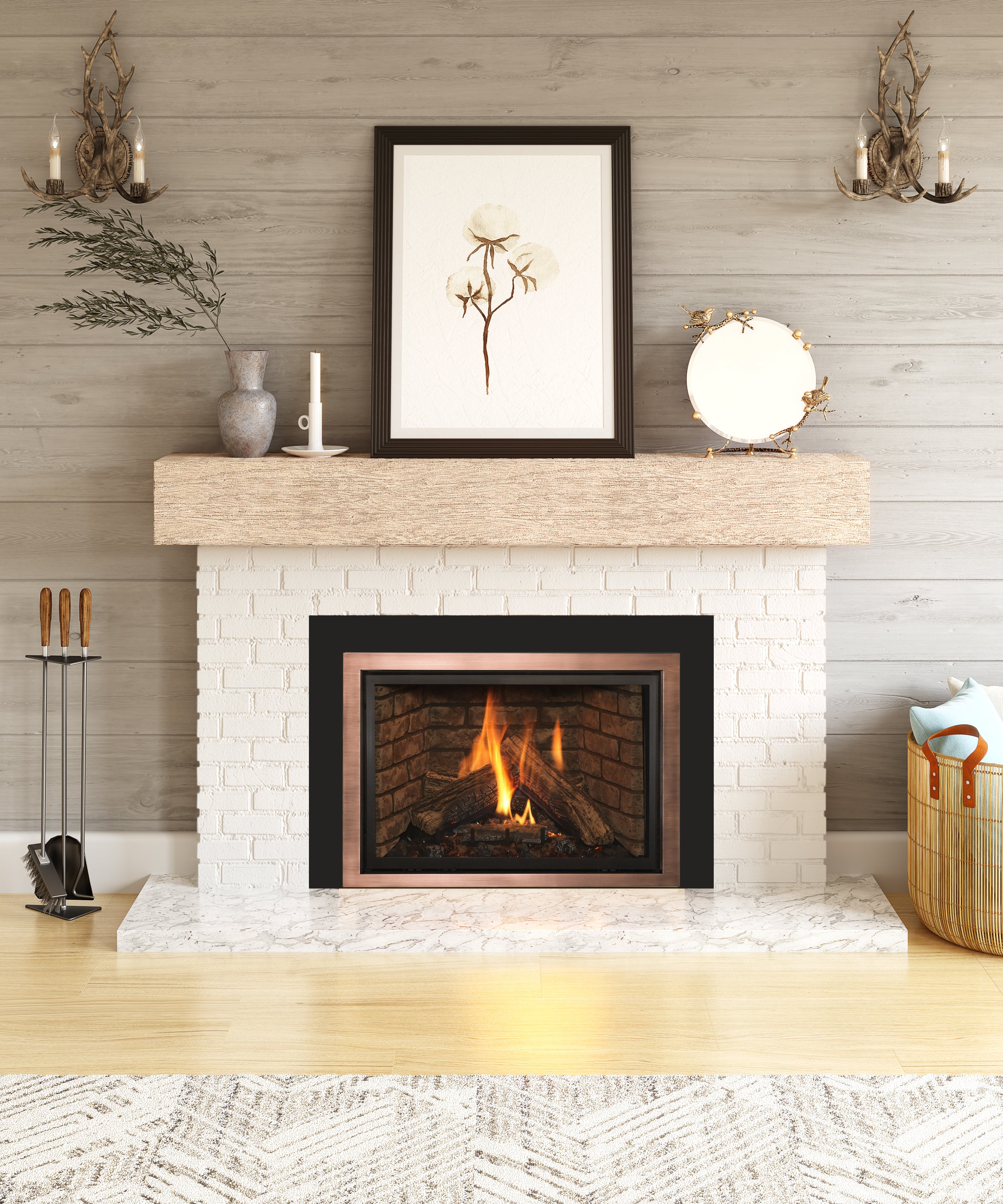 Kozy Heat Nordik 29i & 34i | EVO Gas Fireplace Insert | Custom Fireside