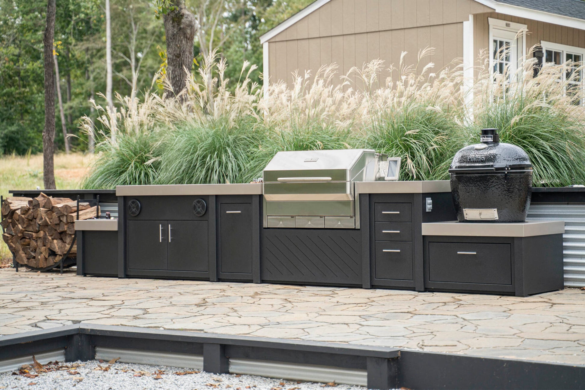 Stoll Industries custom outdoor kitchen installation