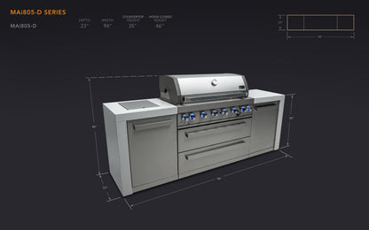Mont Alpi Deluxe Series Outdoor Grill