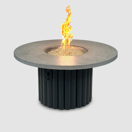 Reverie Round Gas Fire Pit Table
