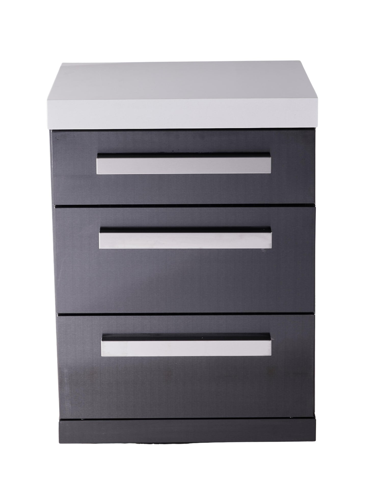 Mont Alpi Black Stainless Steel Extra Drawer Cabinet