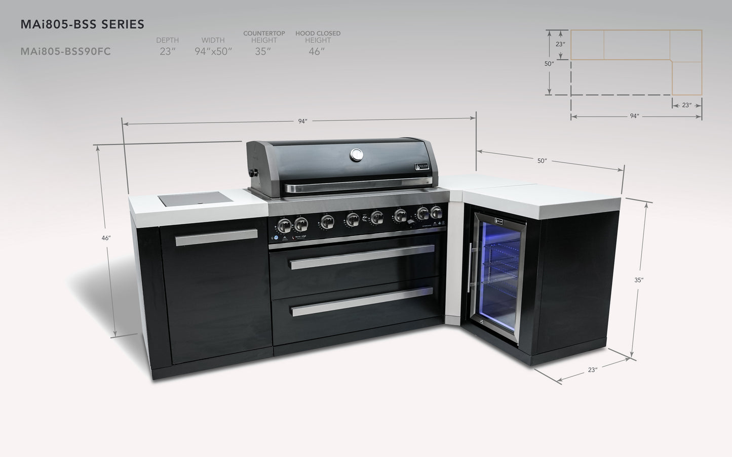 Mont Alpi Black Series Outdoor Grill
