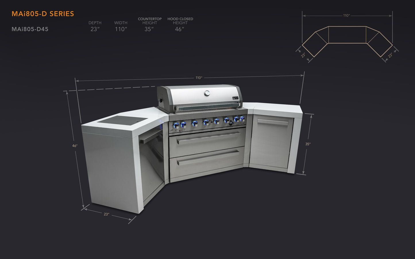 Mont Alpi Deluxe Series Outdoor Grill