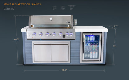 Mont Alpi Artwood Series Outdoor Grill
