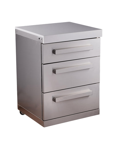 Mont Alpi Stainless Steel Extra Drawer Cabinet