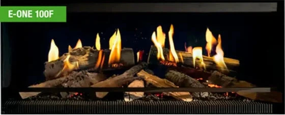 NetZero E-One 100F Front-View Electric Fireplace