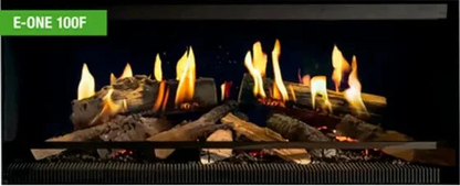 NetZero E-One 100F Front-View Electric Fireplace
