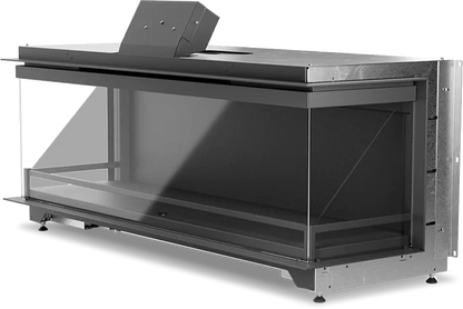 NetZero E-One 130B 3-Sided Bay Electric Fireplace