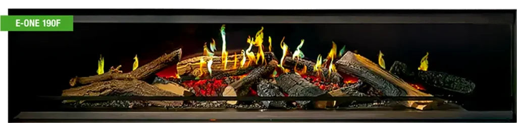 NetZero E-One 190F Front-View Electric Fireplace