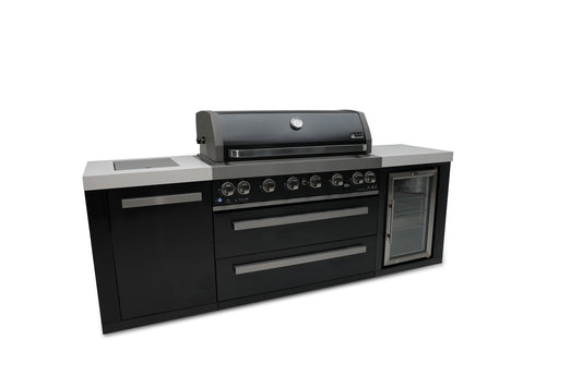 Mont Alpi Black Series Outdoor Grill – Straight Island · Fridge Cabinet