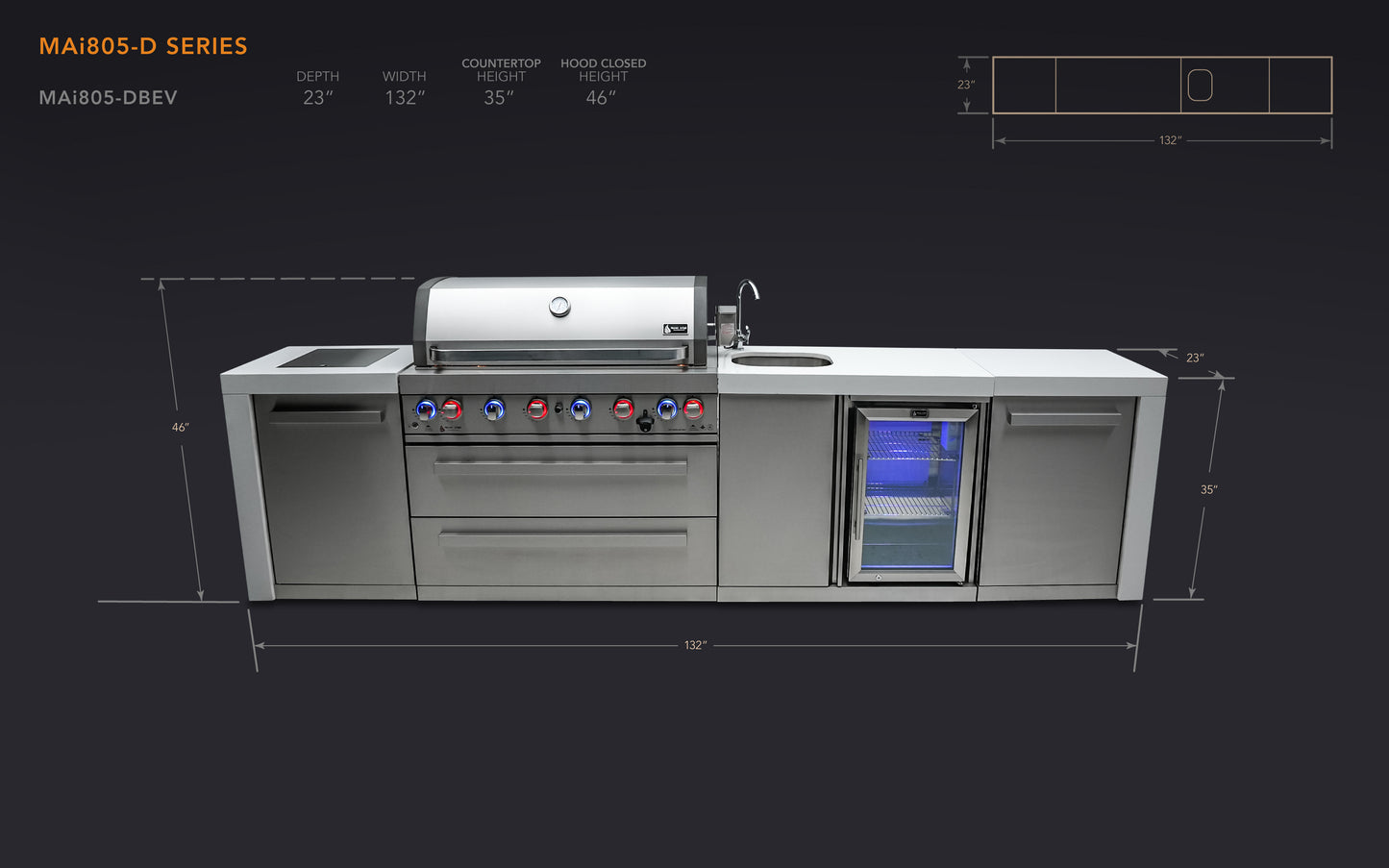 Mont Alpi Deluxe Series Outdoor Grill