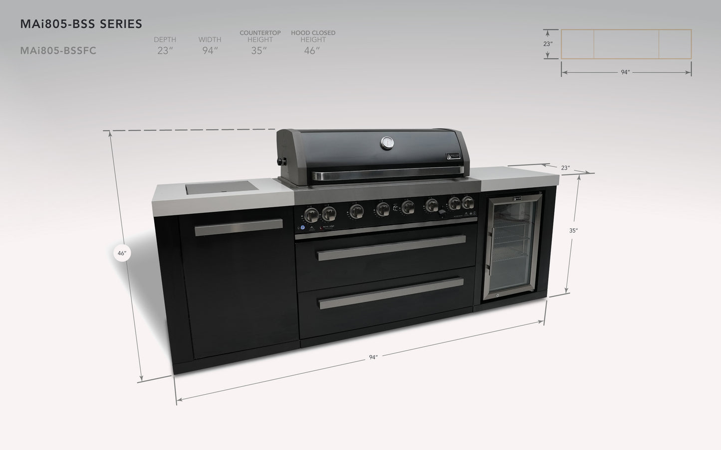 Mont Alpi Black Series Outdoor Grill