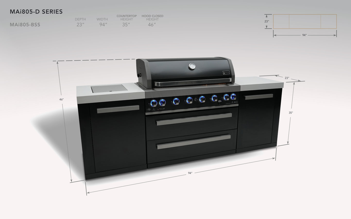 Mont Alpi Black Series Outdoor Grill