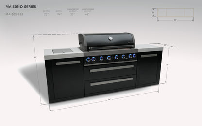 Mont Alpi Black Series Outdoor Grill