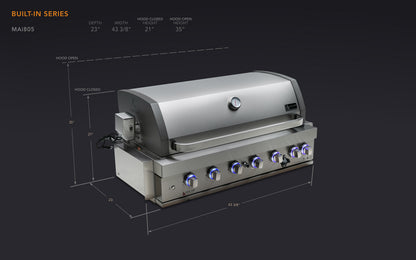 Mont Alpi Built-In Outdoor Grill