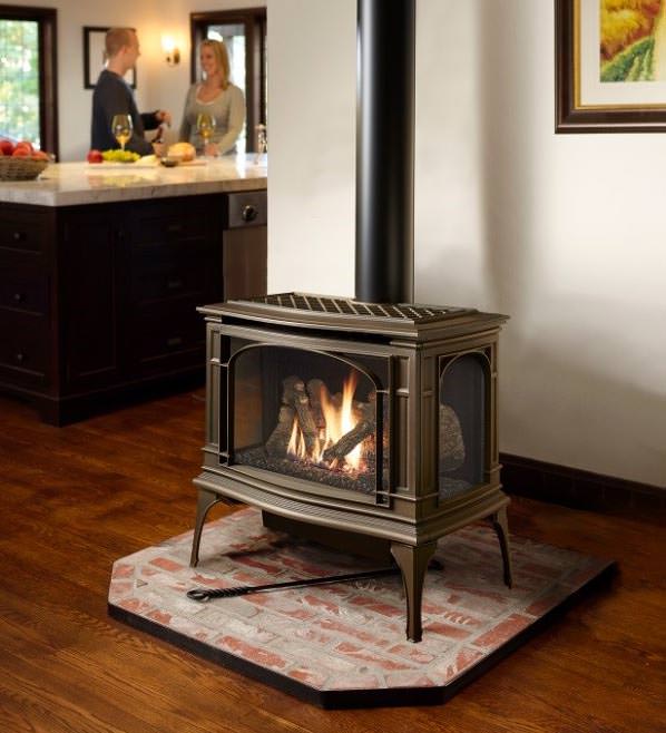 Free Standing Stove - Added to a room