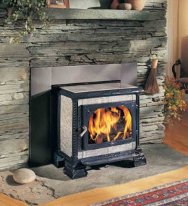 Free Standing Stove - Vented into a fireplace